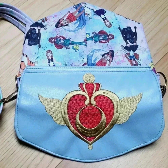 Sailor Moon Disney Collaboration Skye Crossbody Bag Purse Anime Cosplay - Picture 5 of 8